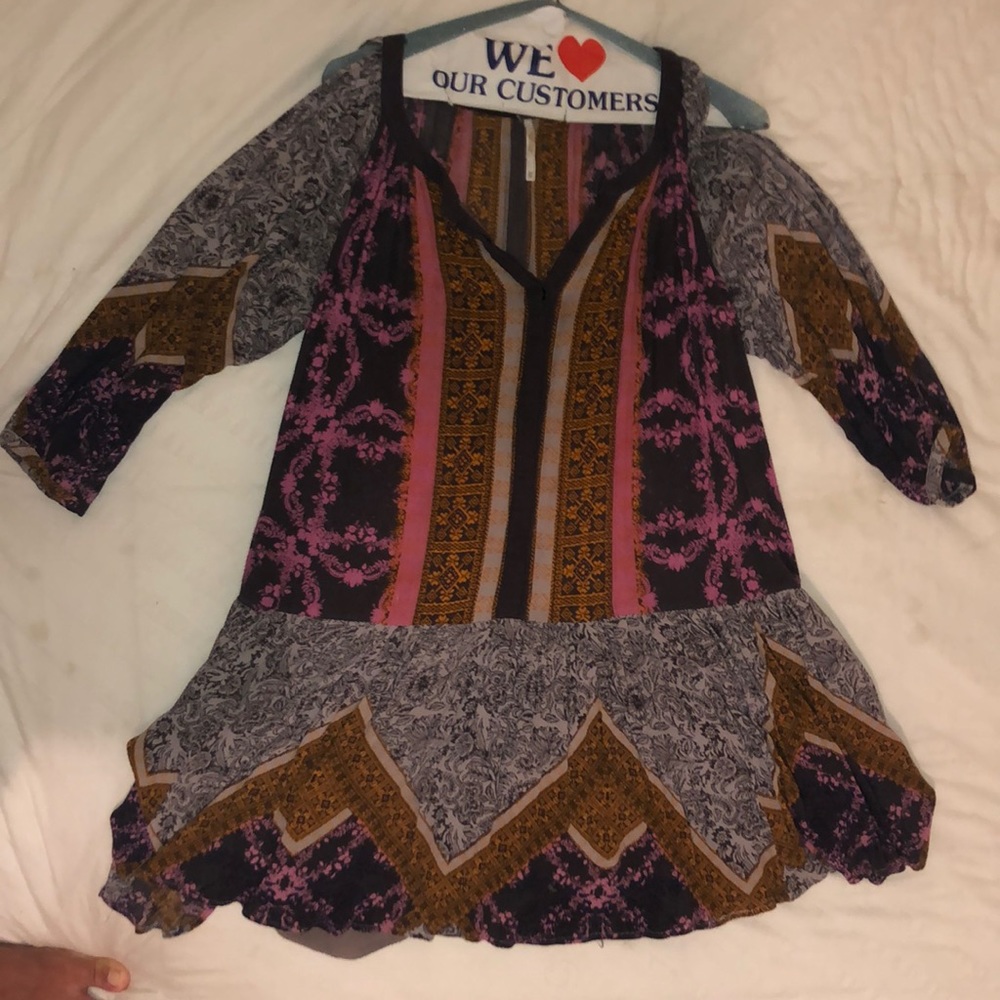 Free People cute-Out Shoulder Dress